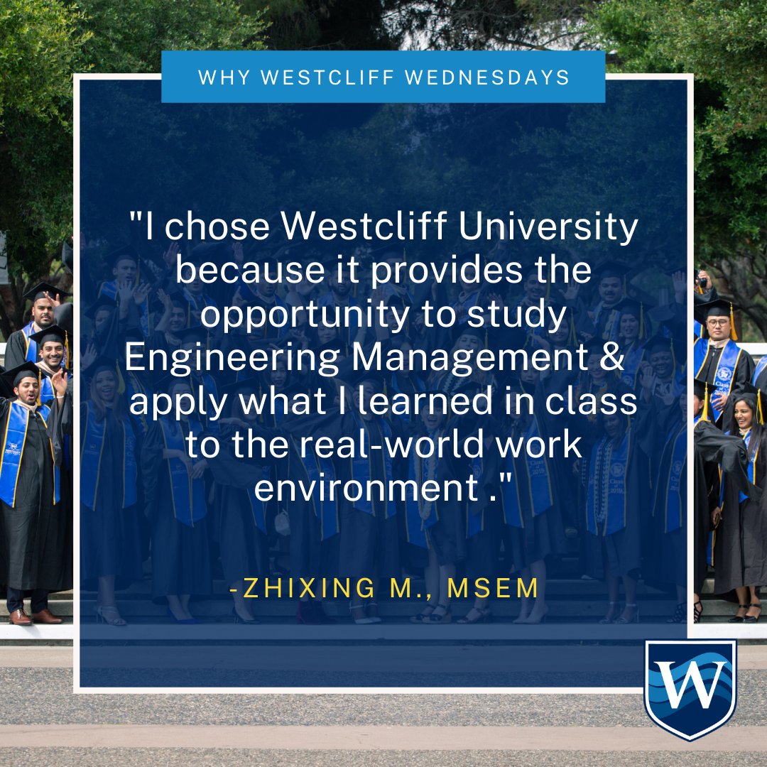 WestcliffU's tweet photo. Westcliff prepares students for the real-world work environment. What career can Westcliff help you prepare for? Share with us!π #WhyWestcliff #Westcliff #WestcliffUniversity #WUProgram #HigherEd #University https://t.co/RrHGJS5wqC