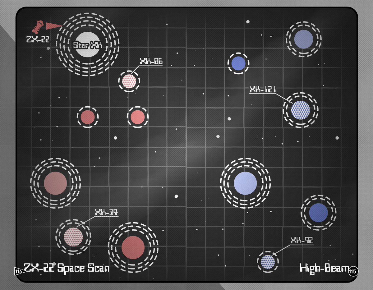 Pretty sure this is the most #FireballXL5 space map I've ever drawn