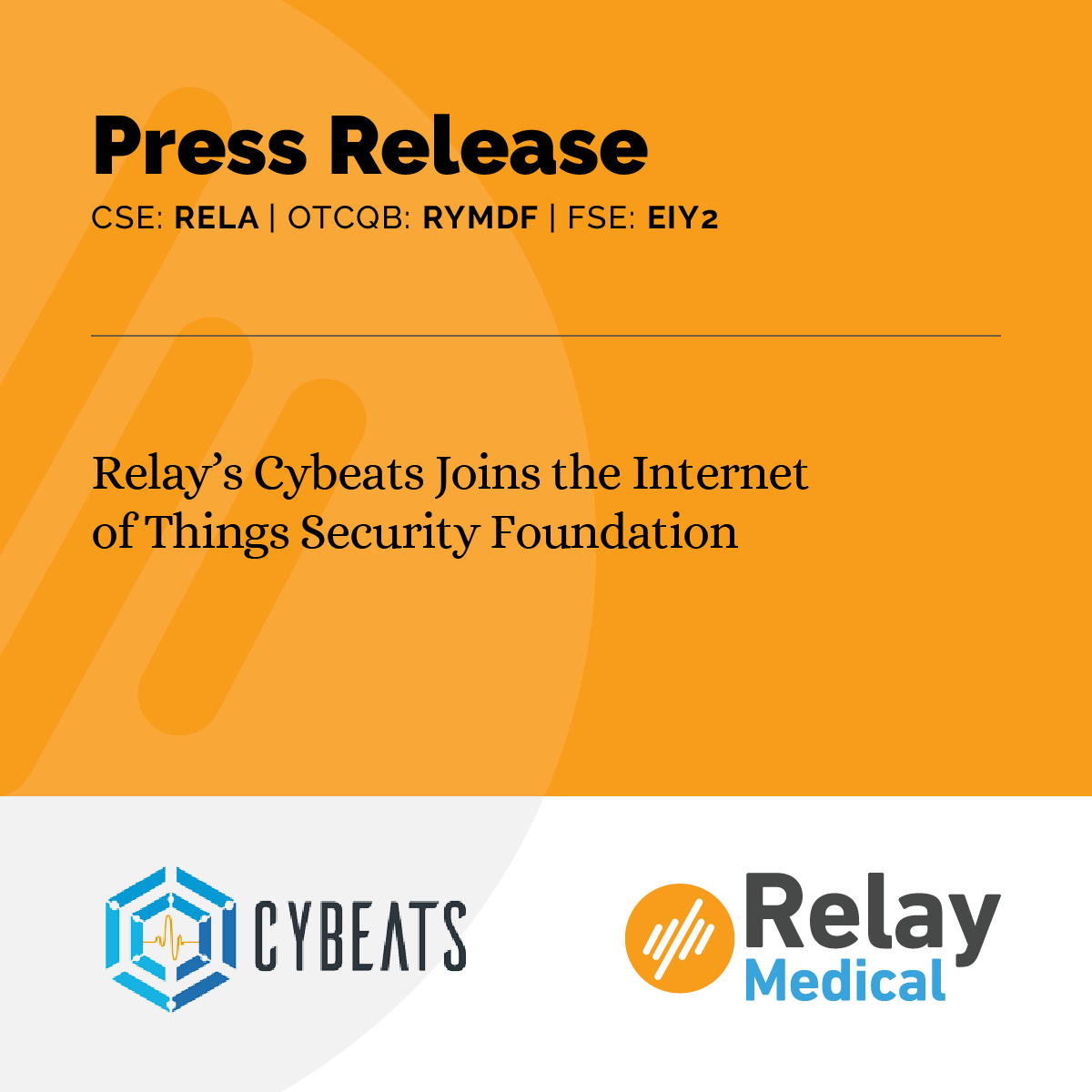 Scryb_Inc's tweet photo. PRESS RELEASE: Our integrated #cybersecurity platform, @cybeatstech, has joined the @IoT_SF to support and champion the formulation of best practices for consumer and regulatory adoption of cybersecurity.

Learn more: https://t.co/Ht11IAgn69

$RELA $RYMDF $EIY2 https://t.co/3ZmlBSGZ4L