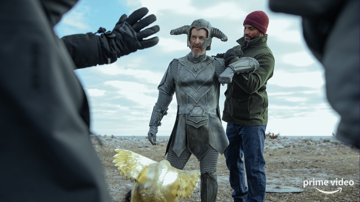 American Gods Intl (@amgodsintl) on Twitter photo Lending a helping hand... ❤️ #BTS
#InternationalDayOfFriendship <a href="/MrRickyWhittle/">Ricky Whittle</a> <a href="/denisohare/">Denis O'Hare</a> Lending a helping hand... ❤️ #BTS
#InternationalDayOfFriendship <a href="/MrRickyWhittle/">Ricky Whittle</a> <a href="/denisohare/">Denis O'Hare</a>