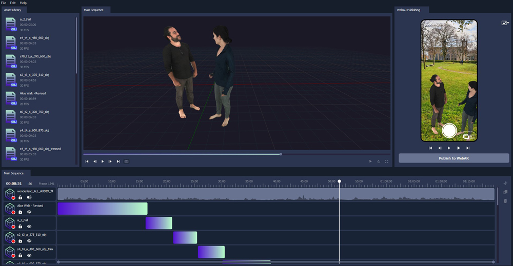 zyntropics's tweet image. Our story-driven, volumetric video production was shot @DGeneTech stages in Baton Rouge.  Edited and webAR delivery with SenseXR from @senseofspace_io - A special thanks to both for their innovative collaboration.

wonderland.zyntropics.com/ar_vr/