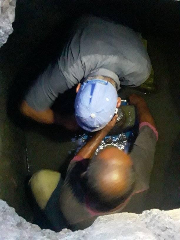 La brigada de la UEB  Santa Cruz respondió ante la situación dada en la válvula que permite el servicio de abasto de agua a la zona de desarrollo  #SomosCuba