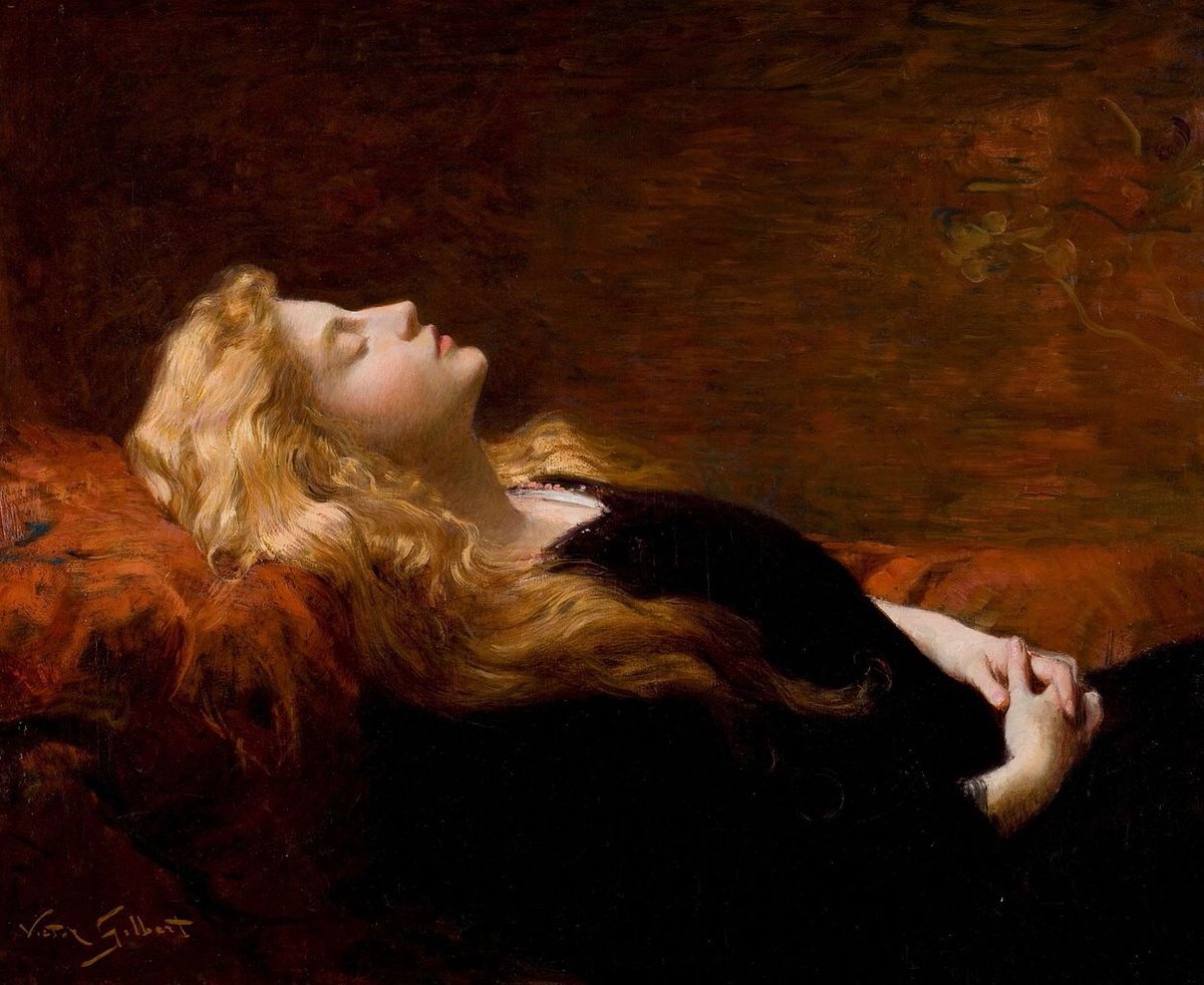 Sleeping Beauty by Victor Gabriel Gilbert (1890)