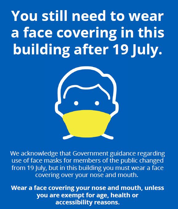 You must help us keep everyone safe by continuing to wear a face mask if you visit an NHS site. Please do not attend an appointment or visit us if you are experiencing any COVID-19 symptoms. And please be kind, abuse of our hard-working NHS staff is never acceptable. Pls RT.