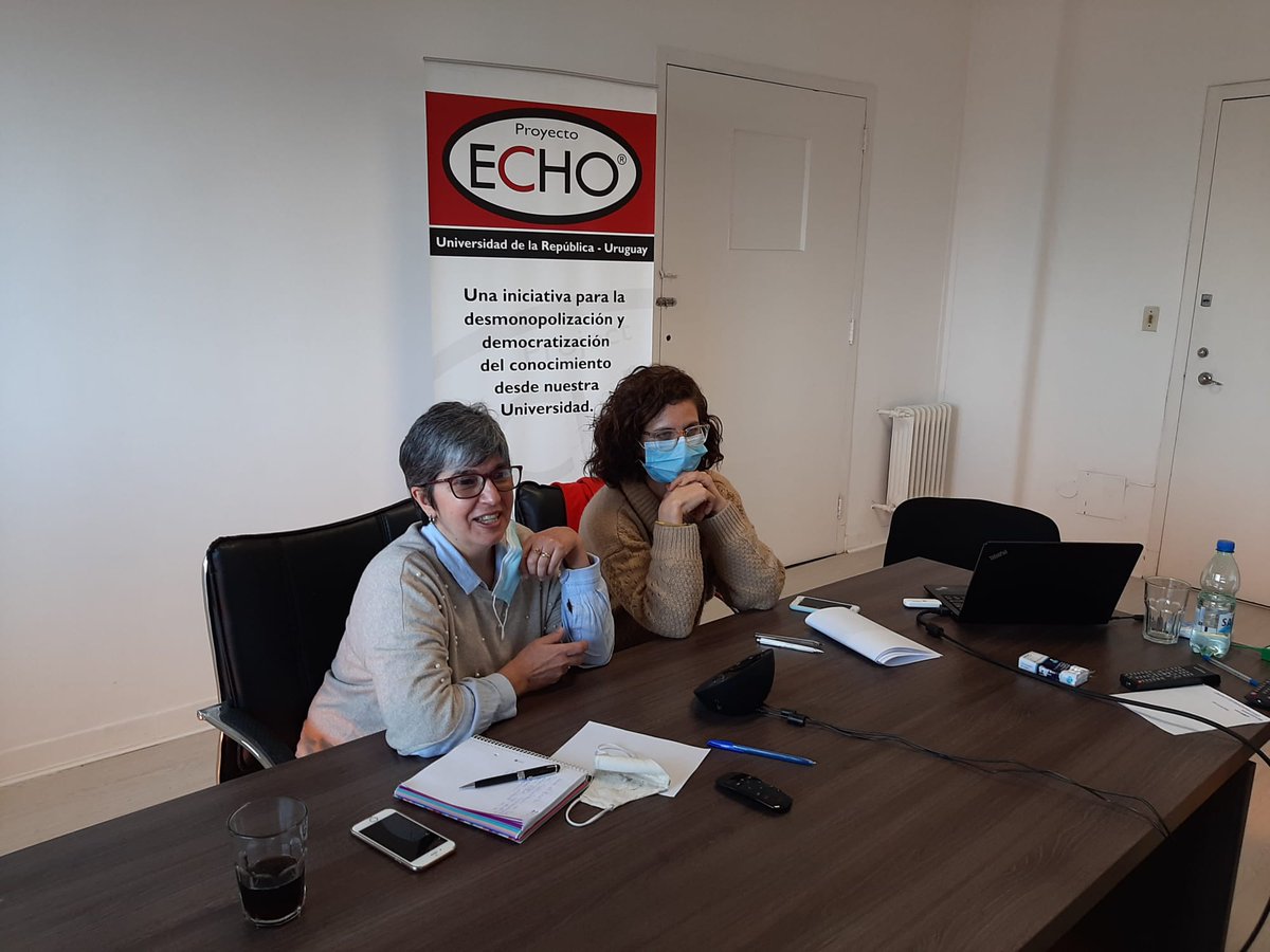 EchoUruguay's tweet photo. 📸Ayer se realizaron las teleclínicas de Salud mental y psiquiatría y Bienestar de los equipos de salud.
Los invitamos a participar de estos encuentros para compartir y aprender con otros a partir de la práctica clínica diaria. Escribinos a proyectoechouruguay@fmed.edu.uy https://t.co/HGYGASTPYH