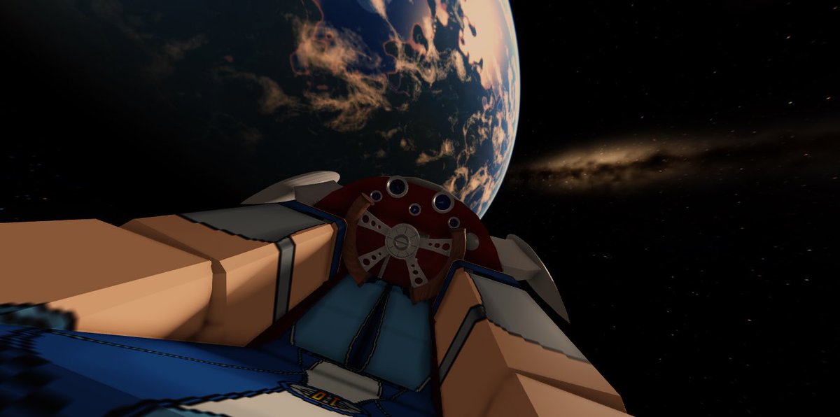 GetLazyRBLX's tweet photo. FlyPod in space! The game will have a space feature for the FlyPod where you can go to space and perhaps you could even venture the galaxy? https://t.co/emVdEqsfKB