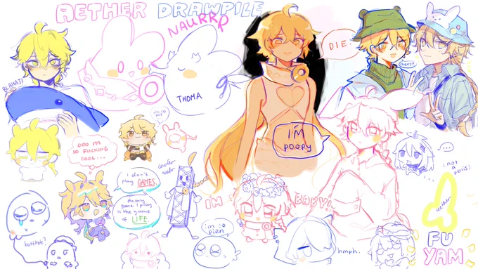 drawpile with @fuburger but its all aether 
