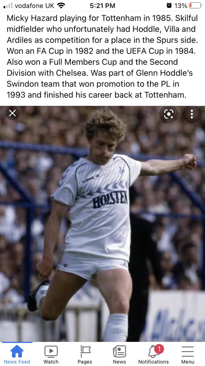 DJXRAY77's tweet photo. Nice piece on Facebook about Spurs legend @1MickyHazard 👌🏻
#MickyHazard #Spurs #COYS #TTID @SpursOfficial @XRAYTEDPRO https://t.co/7j5SVBNY2A