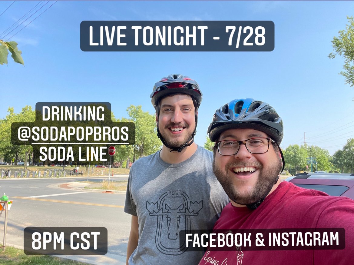 rootbeerradio's tweet image. TONIGHT!!! We’re drinking some @sodapopbros root beers and more! Tune in to hear our thoughts as we try these for the first time!! #rootbeer #podcast #rootbeerradio #sodapopbros #longoverdue