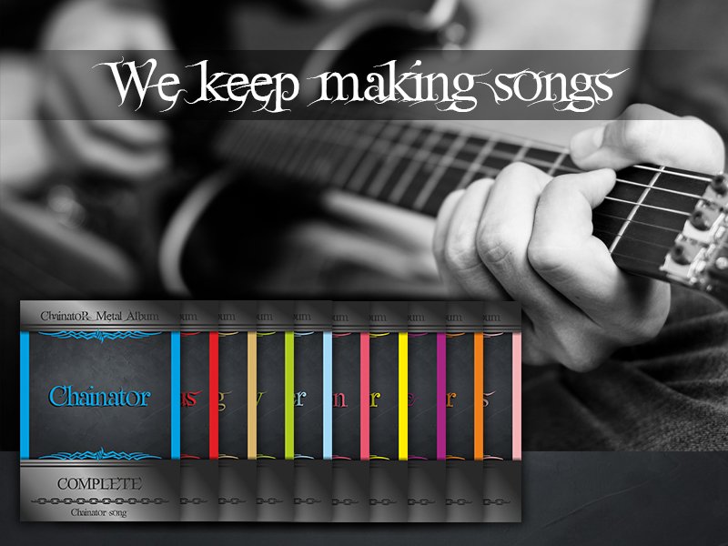 ChainatorBand's tweet image. We will make our album together. World's first "interactive" and "creative" #NFTMusic project. Wait August 1st.

#NFT #NFTCommunity #NFTs