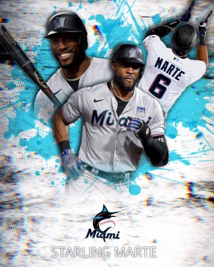 Starling Marte on X: I want to thank the fans, the owners of the @Marlins  and the Miami community for all the support received during my time in this  team. I want