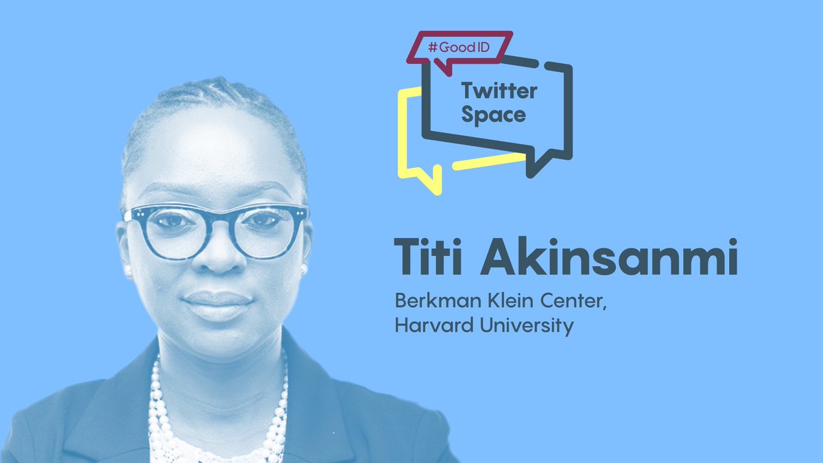 GoodID's tweet photo. .@titiakinsanmi: “Across Africa, there's a notion that we want to make sure everyone has an ID. But when it comes to implementation, we're leaving a large chunk of our population behind."

#GoodID👍🆔 #GoodIDChat https://t.co/ho57rMlbEy