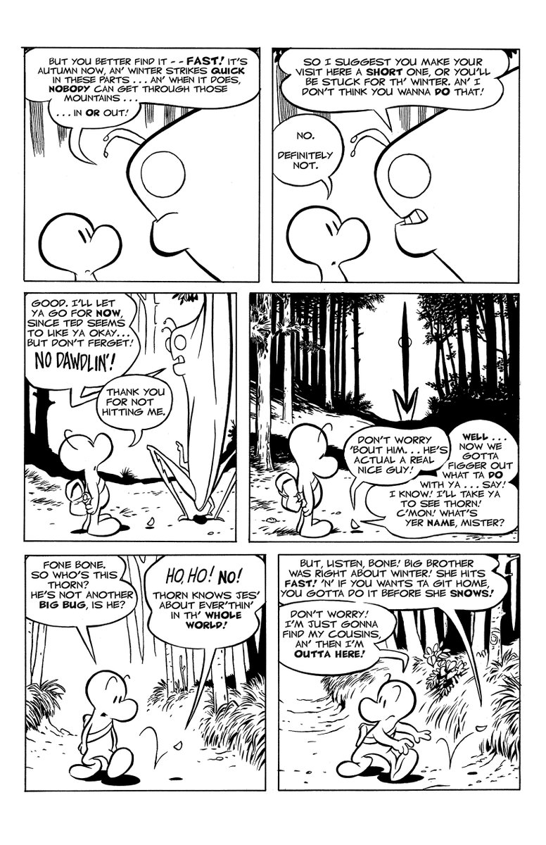 RandomJeffSmith's tweet image. 30 years ago! BONE #1 HAPPY BIRTHDAY!!! Part Five #RandomBone #RandomJeffSmith #RandomRASL #RandomTuki