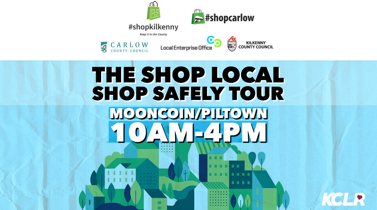 kclr96fm's tweet photo. The KCLR Shop Local, Shop Safely tour will be live from Mooncoin and Piltown this Friday.
Can't wait to catch up with all the fab local businesses!
#keepitinthecounty #shopkilkenny #shoplocal #shopsafely #shopkilkenny ⁠@leokilkenny
 @kilkennycoco @eimeardeschemer @johnkeaneradio https://t.co/Xlxhbwpqxj