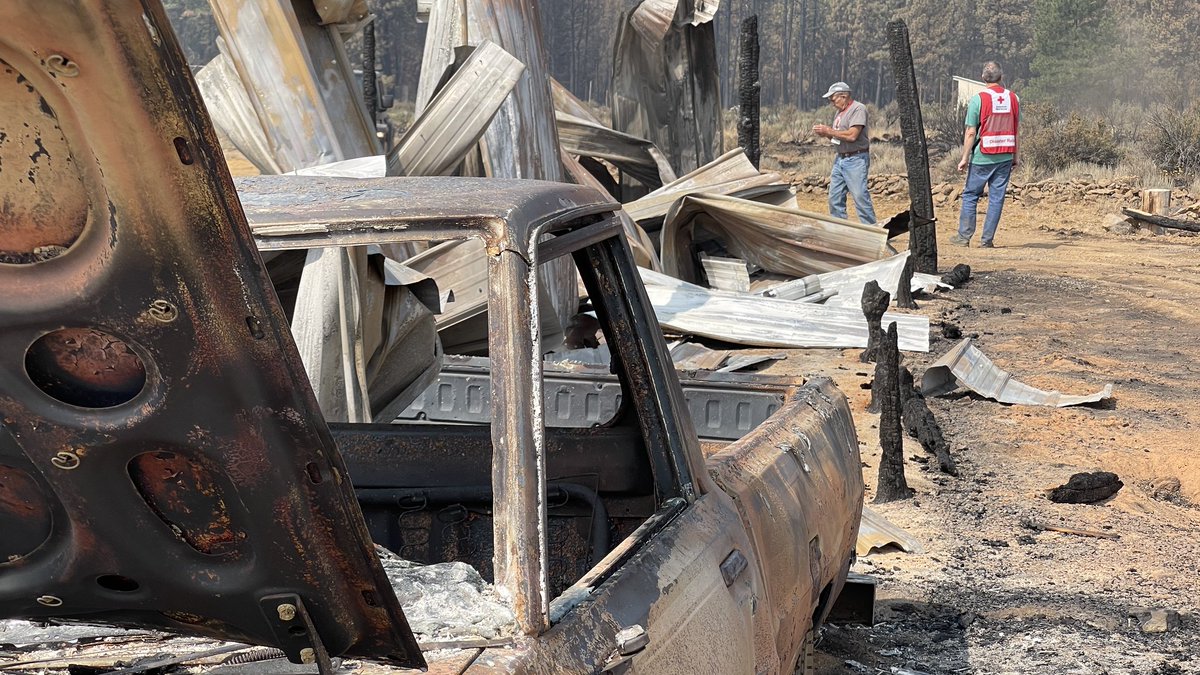 RedCross's tweet photo. 79 dangerous wildfires across 12 states are still burning out west as they ravage communities. For the Bootleg wildfire, we've provided
🛏️ More than 600 overnight stays
🍽️ Nearly 4,300 meals and snacks
⛑️ Over 100 volunteers who answered the call to help https://t.co/6VfyUe0JM3