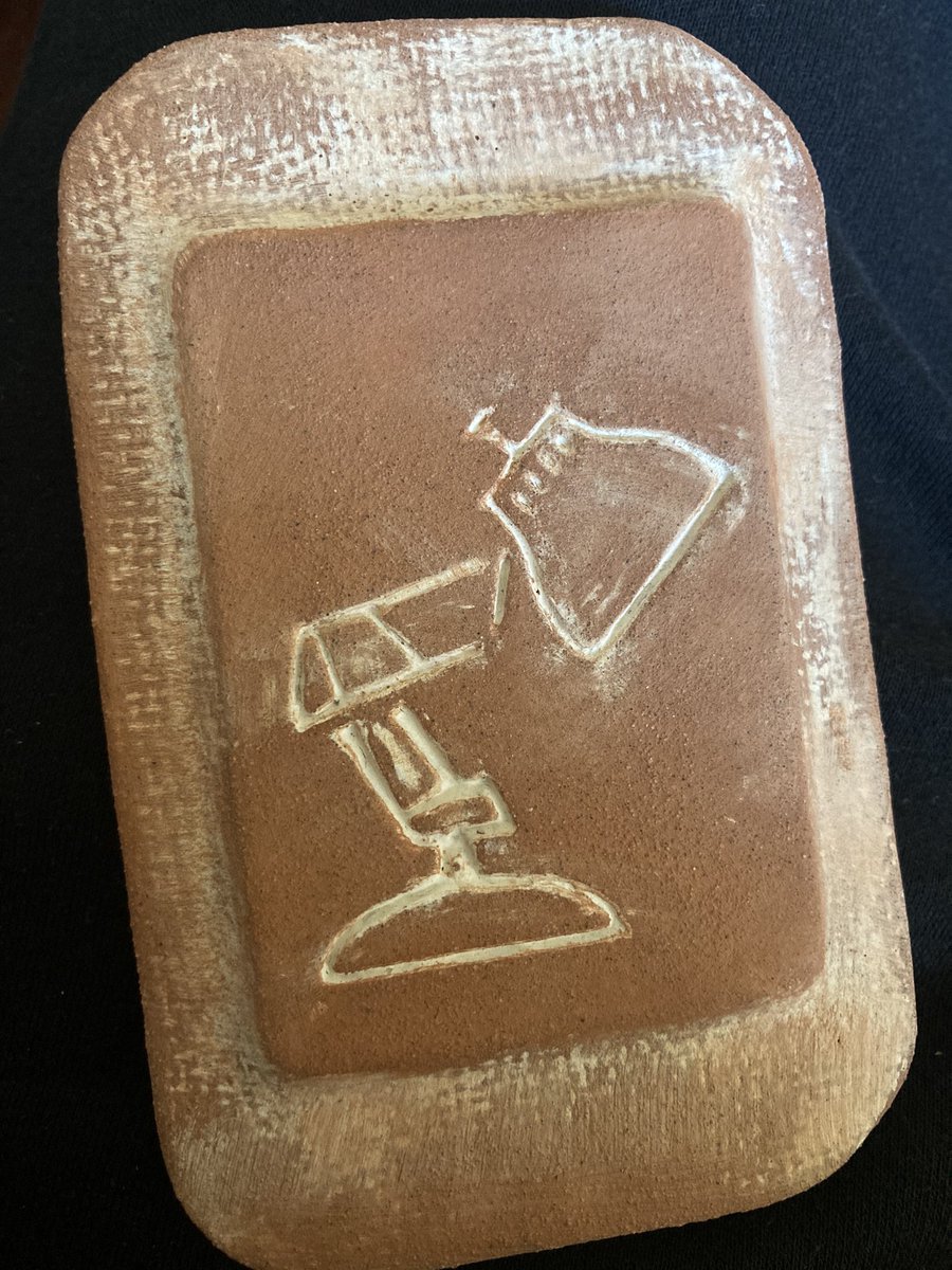 chrisholliday7's tweet photo. My Mum does pottery, and made me this as a birthday gift (it’s a bread warmer that you’re supposed to heat in the oven and put it in your bread basket for warm loaves)! #pixar #sheknowsmewell #potterythrowdown https://t.co/wFhjN9VSWb