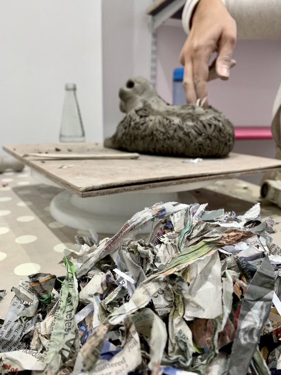 BingleyCraft's tweet photo. Check out these moody cows from today’s hand-built ceramics class with @EarthTwisted #Bingley #thecrafthouse #workshops #highlandcows https://t.co/ikDBxsnHUl