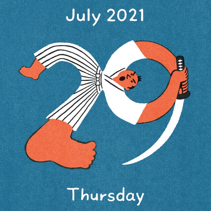 2021年7月29日

#イラスト数字の日めくりカレンダー 