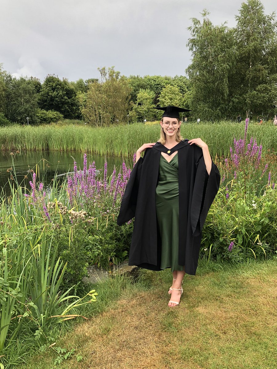 Miss_HWhitehead's tweet photo. Congratulations EHU Class of 2020! We did it🎉🎓💜💚 https://t.co/XqXM1WA1Jg