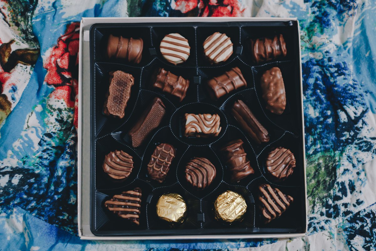 “My mama always said, Life is like a box of chocolates. You never know what you're gonna get. ”– Forrest Gump. #NationalMilkChocolateDay