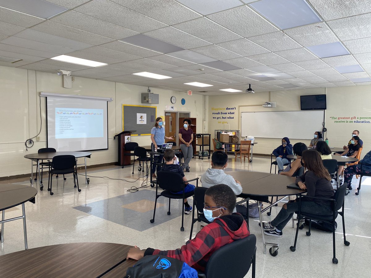 InstTechFTPS's tweet image. Thank you to PIMs brand Co. right here in Somerset for doing a food science presentation!  One of our presenters is a FHS alumni! Great example of women in STEM doing R &amp;amp;D. @HurdVPFMS_FTPS @SGS_FTPSchools @KellyVPFMS_FTPS @Tech_FTPSchools @Science_FTPS