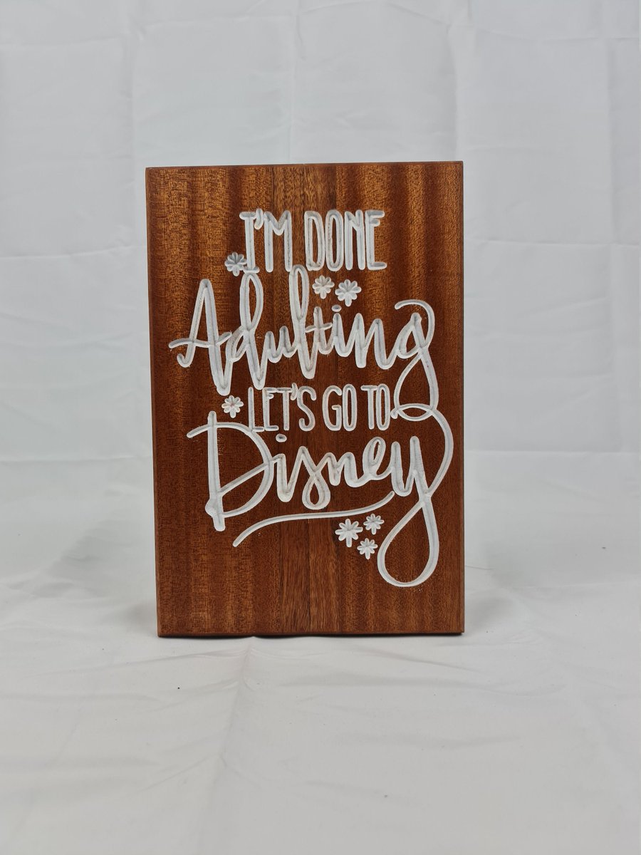 Excited to share the latest addition to my #etsy shop: adult disney/funny sign/wood plaque/ wood sign/gifts for her/ gifts for him/birthday gifts etsy.me/3zN8VKG #anniversary #christmas #artdeco #wood #woodsign #funny #plaque #homedecor #giftsforher