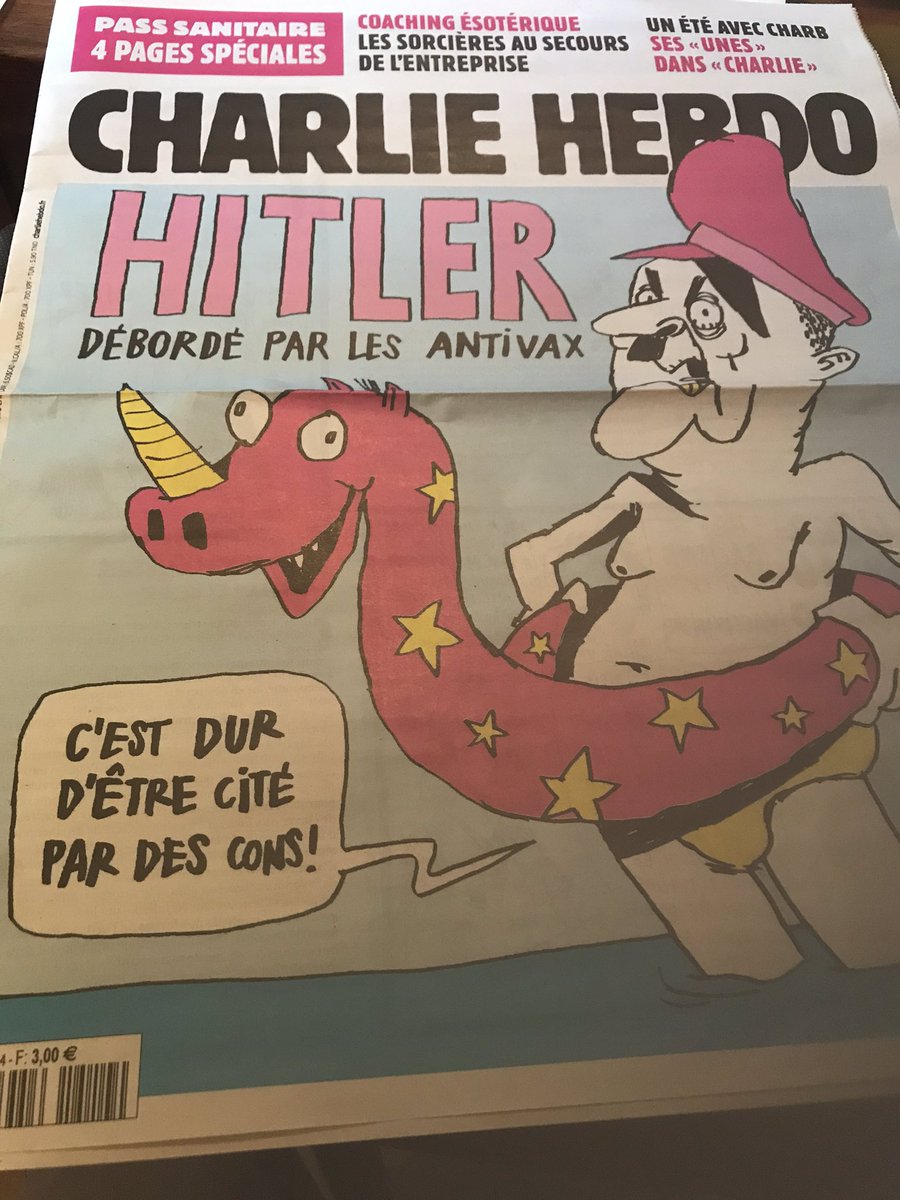 Formidable une de « Charlie » ! (Avec en prime tout l’été des textes et dessins de Charb ✊).