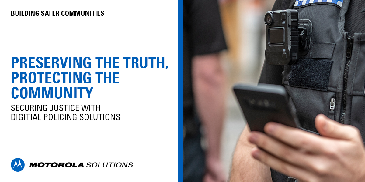 New #Police Solutions Brief available now: Preserving the Truth, Protecting the Community ow.ly/tGTy50FFiPc