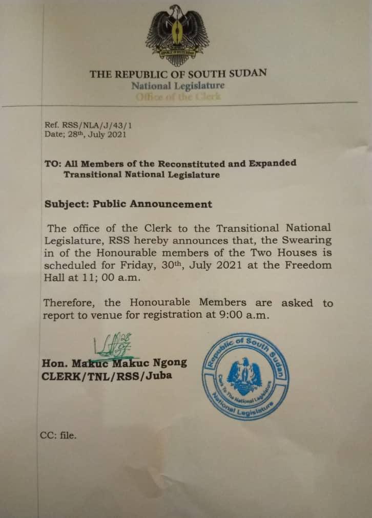 WaniMichael57's tweet photo. Swearing-in ceremony for the MPs to be conducted in a public holiday. 

What are the legal implications?

#SSOT https://t.co/EqCGbwbliN