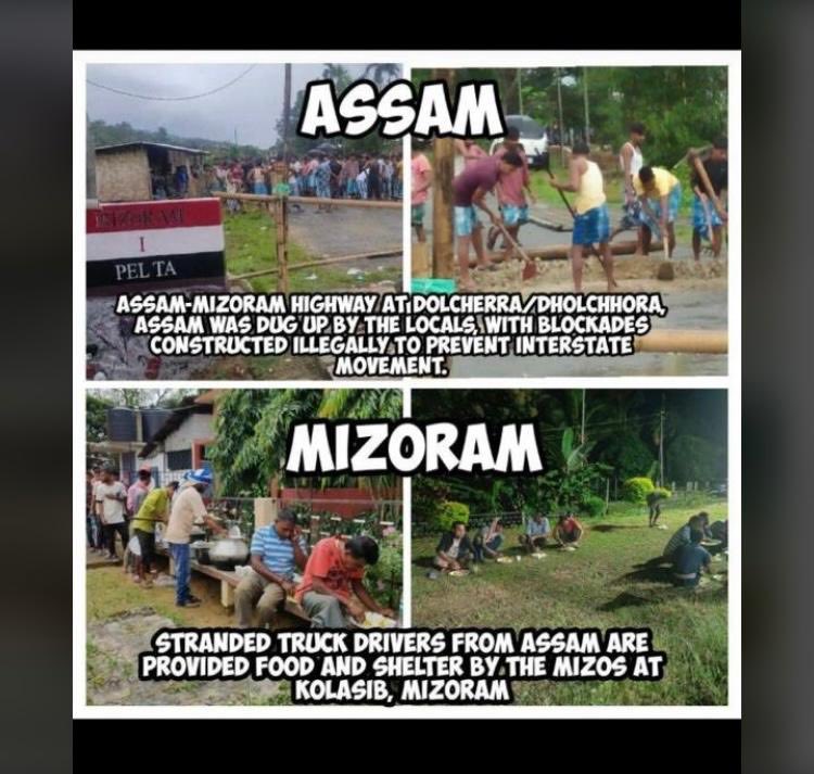_mizopa_'s tweet photo. All you need to know about the mentality of the two states.🔥🔥

#shame_on_assam https://t.co/gmMksN6fgJ