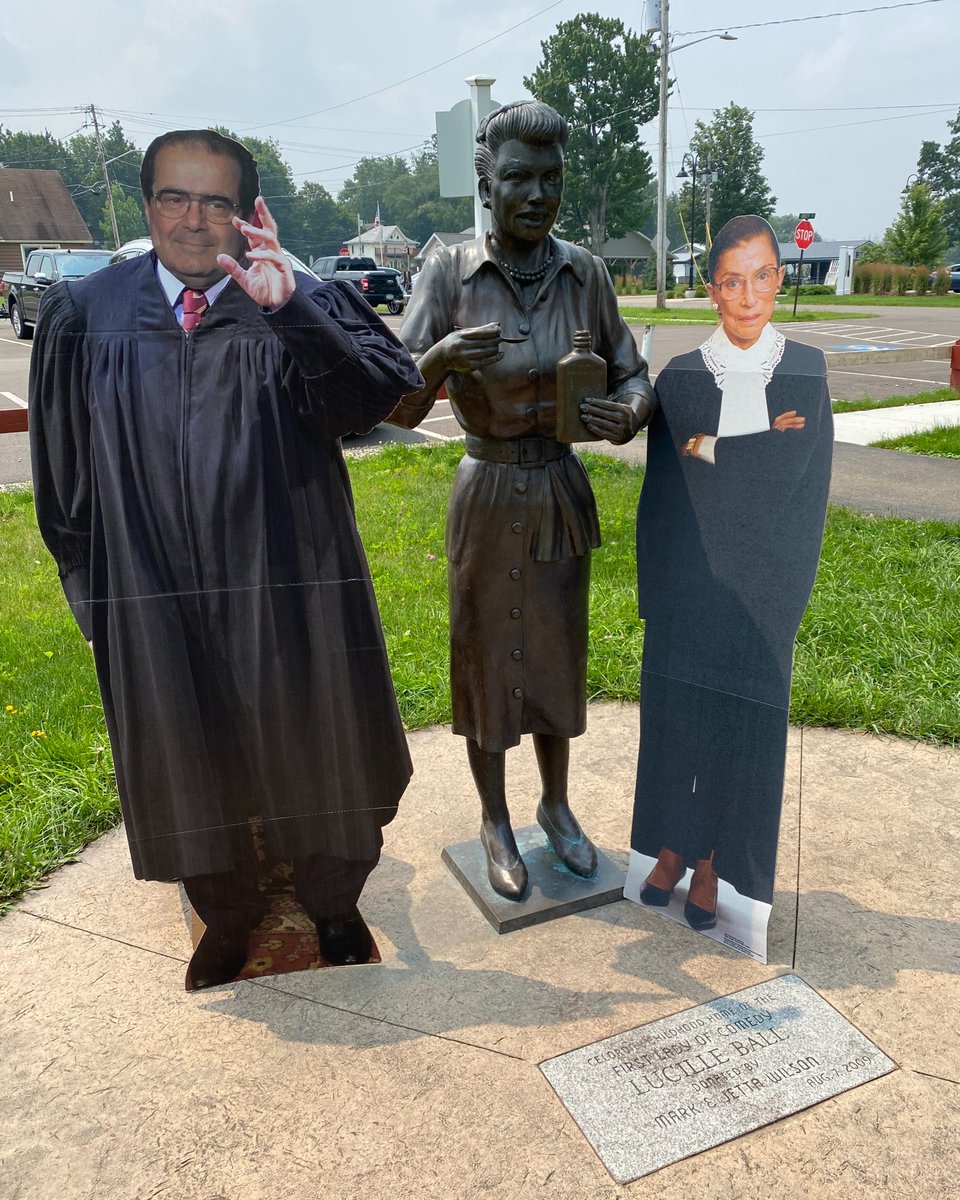 After the Lucy-Desi museum, Ginsburg and Scalia just had to stop by the "Ugly Lucy" statue.

Where do you think they should visit next?

For tickets to 'Scalia/Ginsburg' visit tickets.chq.org

#CHQ2021 #ChautauquaOperaCompany

<a href="/ScaliaGinsburg/">Scalia/Ginsburg (the opera)</a> <a href="/WhatDerrickSaid/">Derrick Wang</a>