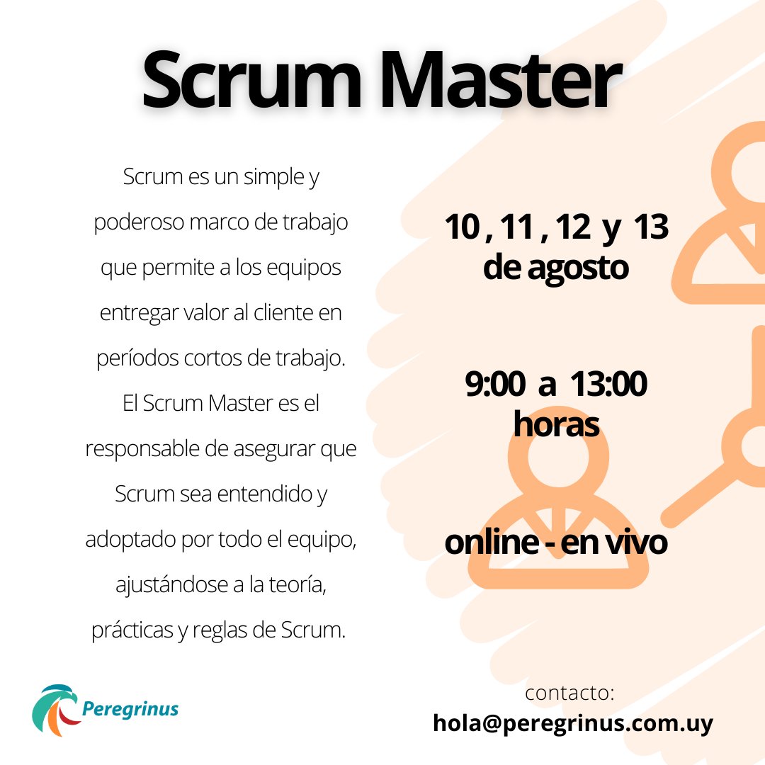 🤩 Curso de Scrum Master 🤩

¿Todavía no te inscribiste? ¿Qué estás esperando?

👉🏻 Acordate que inscribiéndote antes del 03/08 podes acceder al precio Early Bird 

Contáctanos 📩 hola@peregrinus.com.uy

#scrummaster #seamosagile #agility #cursoonline
