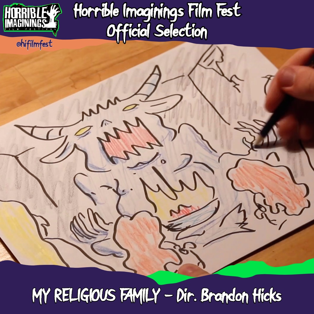 An Official #hifilmfest 2021 Selection! 
My Religious Family is three minutes of pure, unadulterated cleverness and mischief! ⁠
⁠
Join us virtually or in-person September 2-5 to watch this film and more! ⁠
⁠For more info and tickets: #linkinbio ⁠
Director: @brandonrhicks