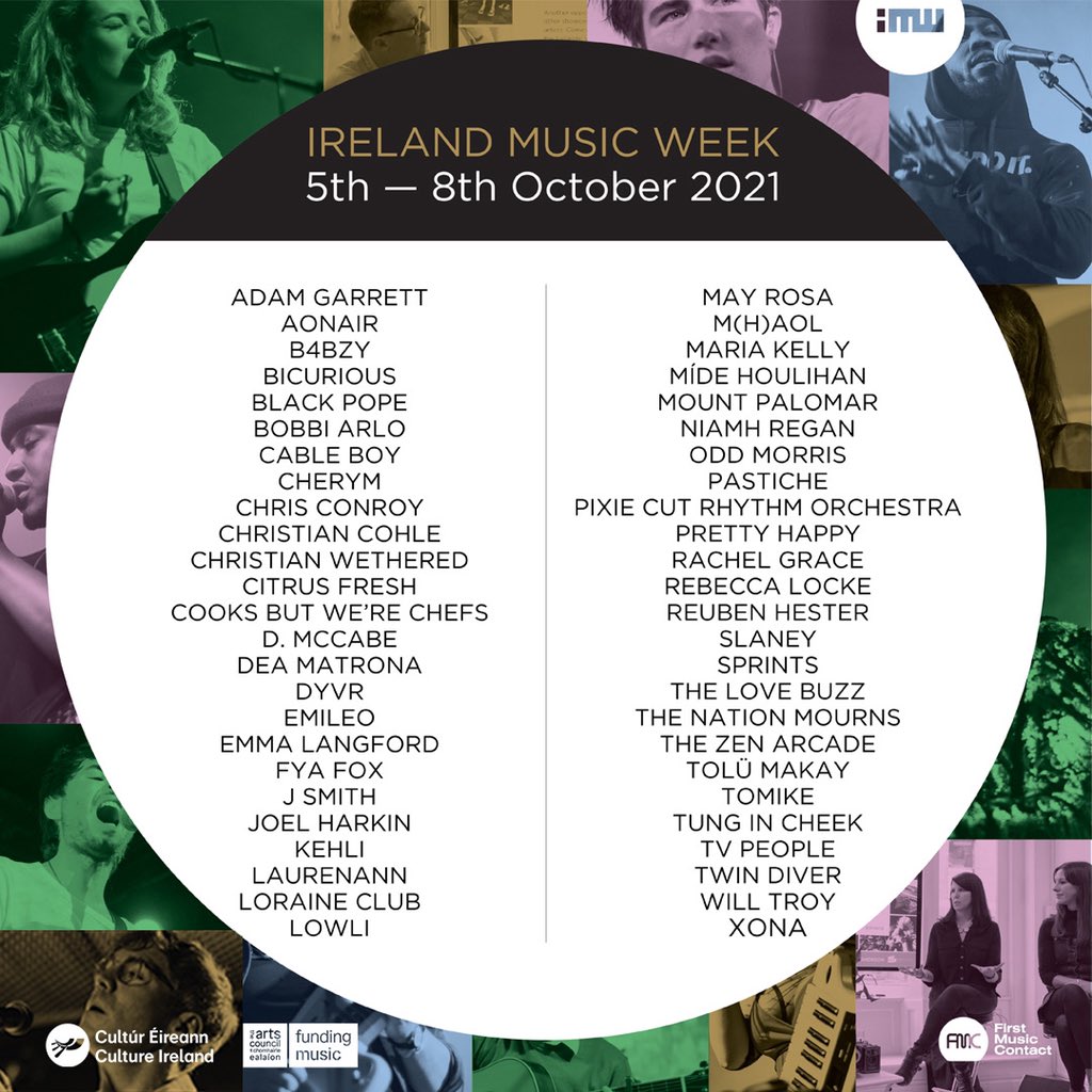 prettyhappyband's tweet photo. Absolutely over the moon to be playing this years @IrlMusicWeek 🇮🇪 https://t.co/3N94tzw6h0