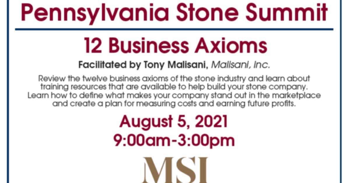 CMSBrembana's tweet photo. The PA Stone Summit is next week.  Come out to this great Industry event.    
https://t.co/RcFxq4iyyW https://t.co/LqYeEeDDj8