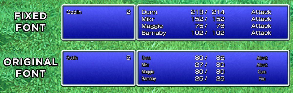 Wario64's tweet photo. Final Fantasy 1-3 Pixel Remaster out on Steam. 36% off on GMG XP Offer:
FF1 - $7.67 https://t.co/FIqxrMN0yU
FF2 - $7.67 https://t.co/J7IHgh5w9Y 
FF3 - $11.51 https://t.co/UgjGGwxx9g #ad 

Instructions to fix the font: https://t.co/OCwVws1aJk https://t.co/JjwmwNJbJ5