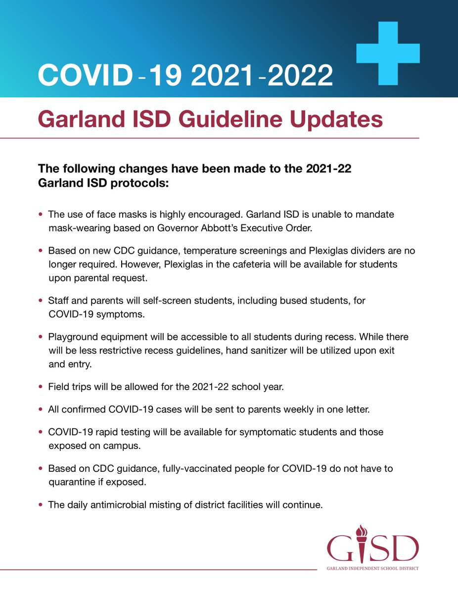 Garland ISD tweet media