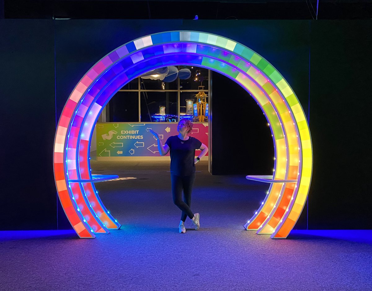 PrimalScreen's tweet photo. Our Head of Production, Ashley Davis, recently visited @TheFranklin where she got to experience @Crayola  IDEAworks: The Creativity Exhibition – a project we were thrilled to work on!

The exhibition has been extended through the fall of 2021 and closes November 28. https://t.co/HQzgQsVlnG