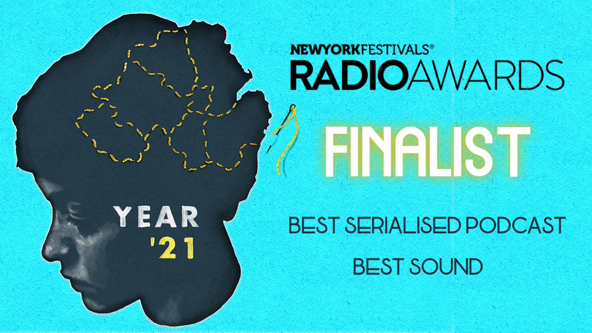 Year '21 has been shortlisted by @NYFestivals in two #RadioAwards categories! #chuffed 

We're just over half-way through our year long odyssey... but it's still not too late to join in. 👇 

#Year21Podcast #NI100 #FinalistAnnounced #podcast  #NorthernIreland #Ireland