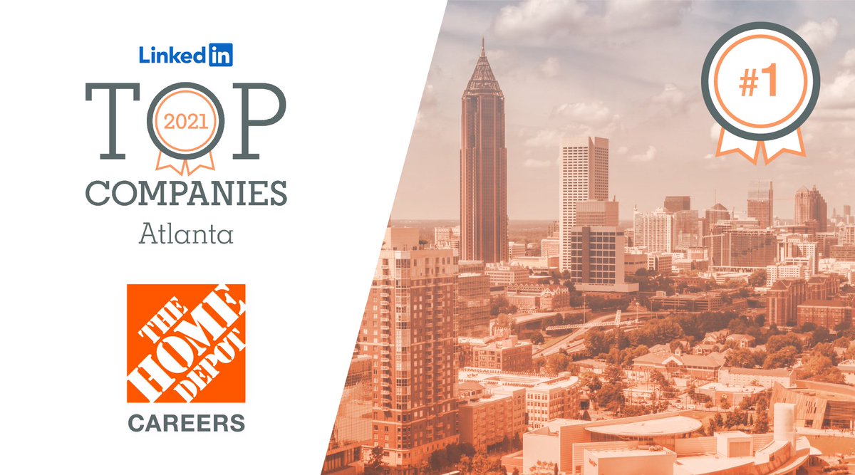 We’re proud to be listed as the #1 company to grow your career on LinkedIn’s 2021 Top Companies in Atlanta. The ATL has been our home since our first store opened in 1979. We’re thankful for all our associates who make our city and company special places to live and work.