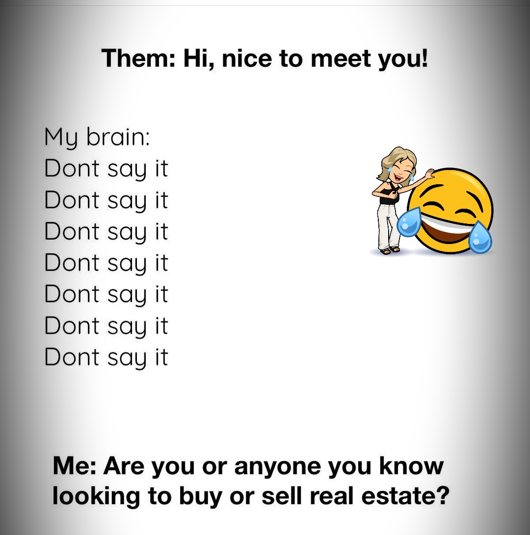 WitzRealEstate's tweet photo. I am pretty proud of myself for NOT doing this!! π€£π€£π€£ #wednesdaythought #WitzRealEstate #realtorlife #realtorscv #SantaClarita https://t.co/P9ZYSX2xKn
