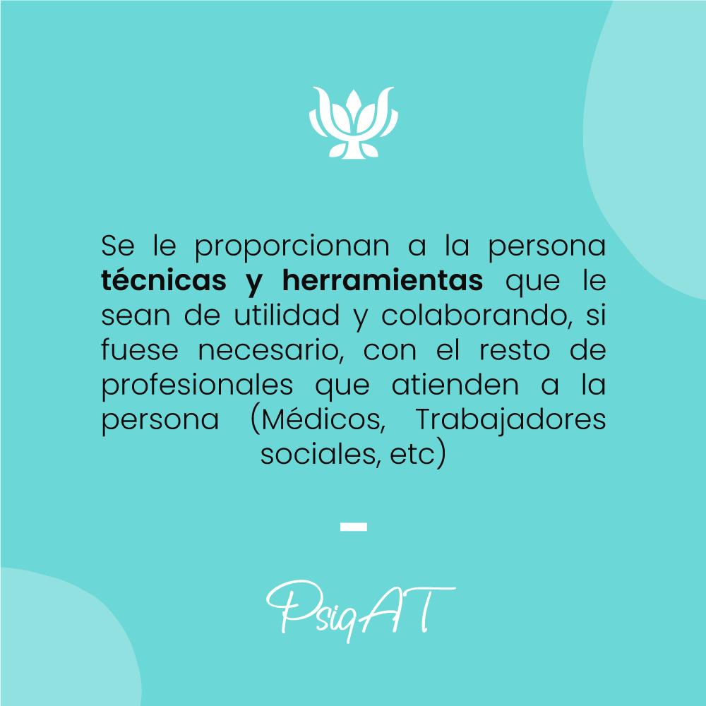 Psiqat_es's tweet photo. ✨ ¿Sabes en qué consiste el Acompañamiento Terapéutico (AT)? https://t.co/HljQMEUG1y