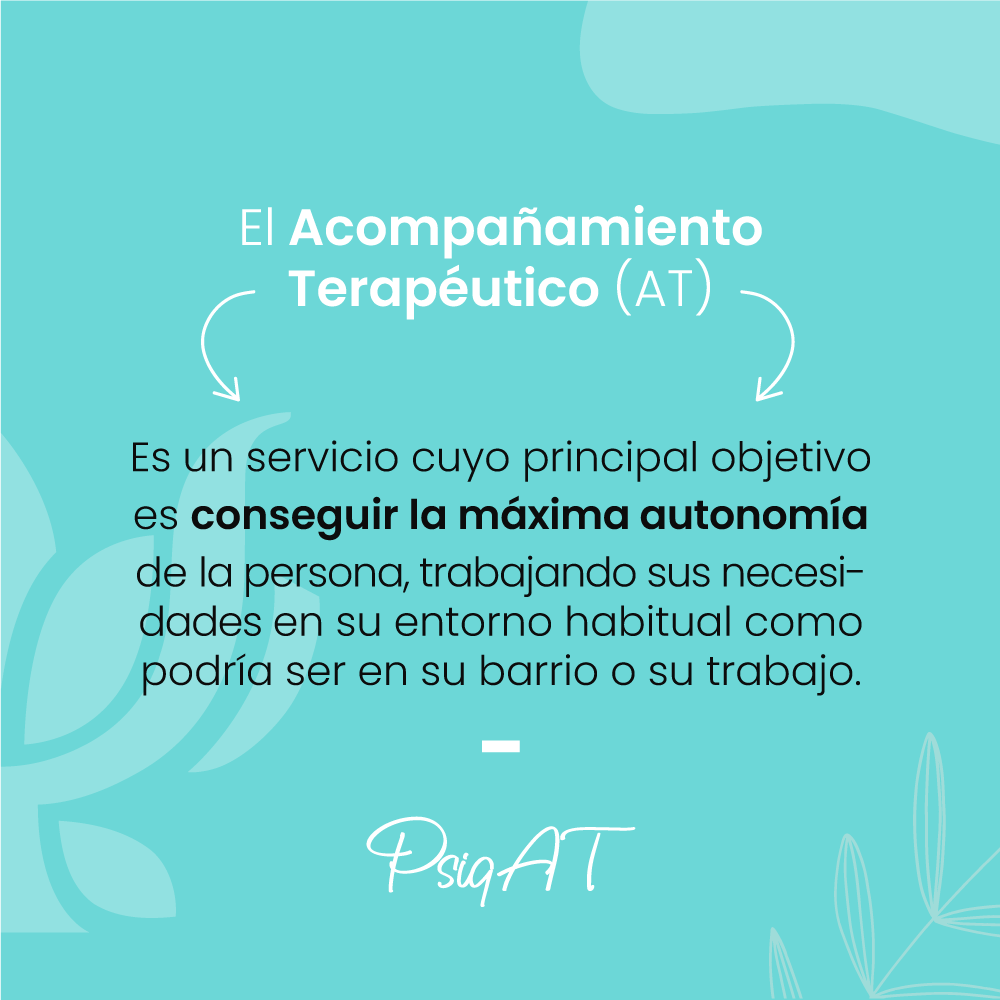Psiqat_es's tweet photo. ✨ ¿Sabes en qué consiste el Acompañamiento Terapéutico (AT)? https://t.co/HljQMEUG1y