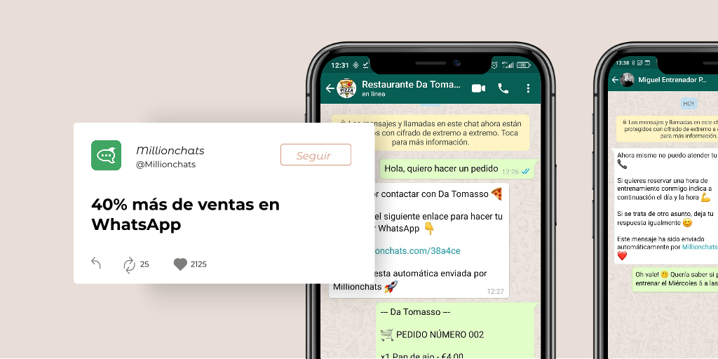 Seguro que ya estás implementando #WhatsApp en tu negocio o has oído hablar de #WhatsAppBusiness 🔥

¿Cómo puedo obtener hasta un 40% más de ventas en este canal? Te lo explicamos desde nuestra experiencia 🤘

Dentro hilo 🧵