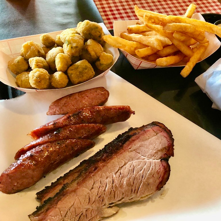 We like to keep the meat to side ratio even around here. 😉 What do you reach for first?