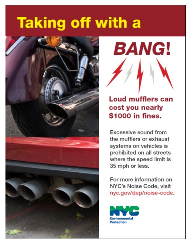 NYPD 75th Precinct on Twitter "Loud mufflers can really cost you