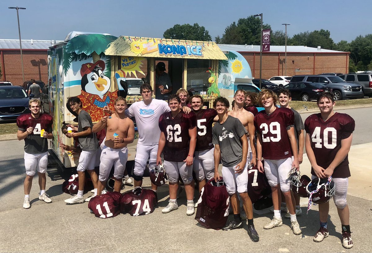 Franklin Football (@fhsadmiralsfb) on Twitter photo Our players are so grateful for <a href="/wcsRHSfootball/">Ravenwood Football 🦅</a> for providing the Kona Ice truck in memory of Will Cherry. In this heat, it was very well received! Our players are so grateful for <a href="/wcsRHSfootball/">Ravenwood Football 🦅</a> for providing the Kona Ice truck in memory of Will Cherry. In this heat, it was very well received!