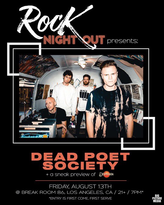 los angeles let’s gooo. secret-ish show. this one we’ve been waiting for. rsvp link in bio. <a href="/rocknightout/">Rock Night Out</a>