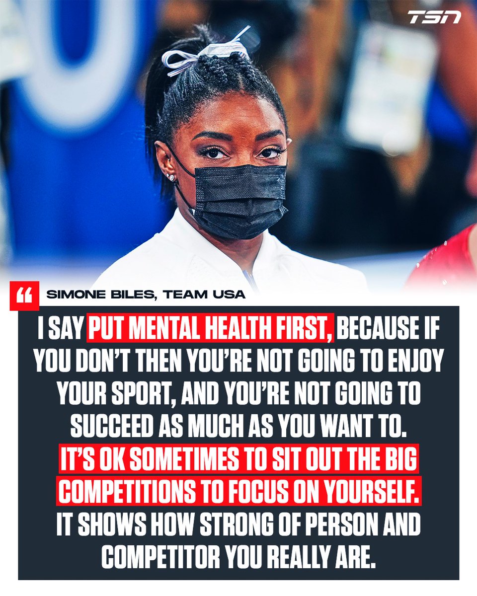 ONTSpecialNeeds's tweet photo. Simone Biles is a role model for all to follow!  Good for her for prioritizing her mental health first.  #normalizeMentalHealth https://t.co/UU1z4MV2aC