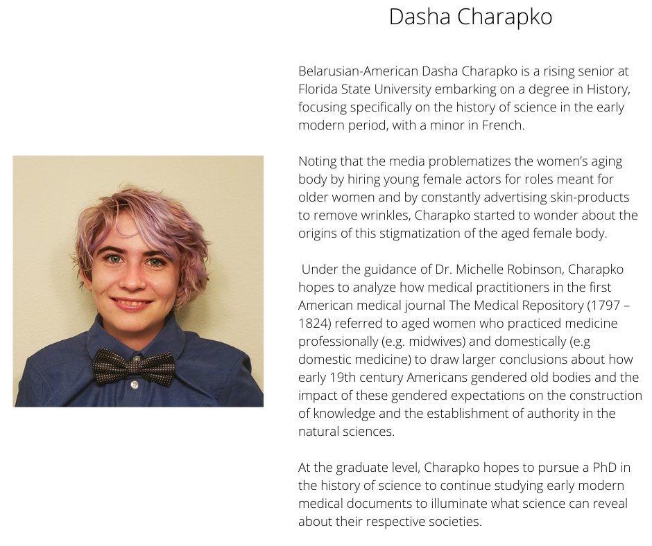 murap_iaar's tweet image. Next we chat with Dasha Charapko (@HistoryofDasha) about her project &quot;Sage or Quack?: Socio-Medical Views on Old Women as Practitioners in The Medical Repository.&quot; #murapchat #justtransform
